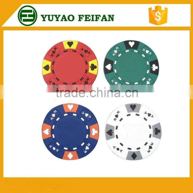 14g clay poker chips three color poker pattern chips oem chips