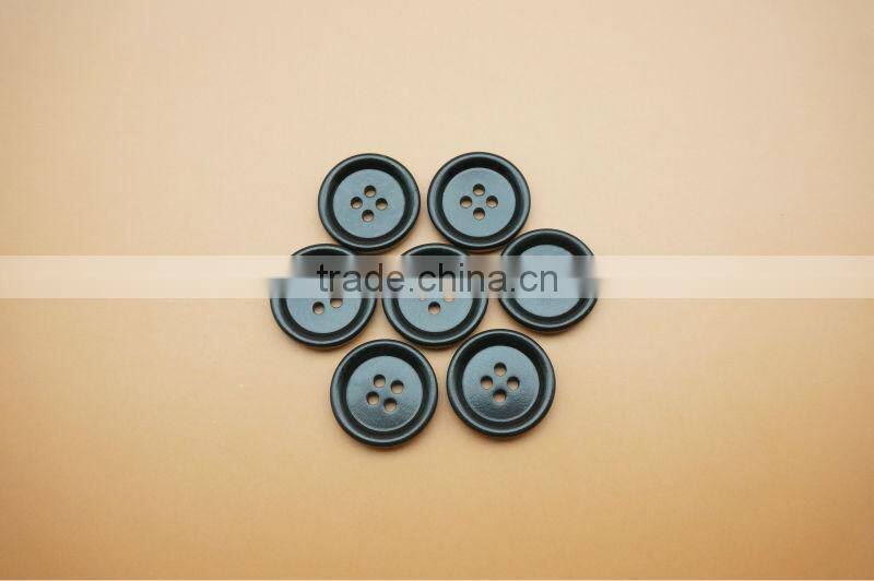 4 Holes High Quality Black Natural Corozo Nut Buttons