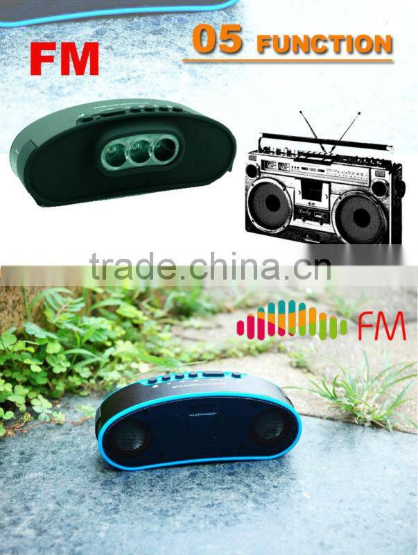 Model B6 New products waterproof IPX4 LED mini bluetooth wireless motocycle speaker