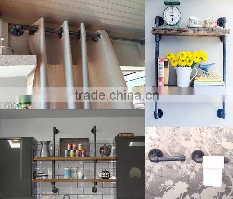 China manufacturer supply black npt threaded elbow union tee pipe fittings