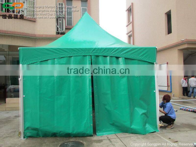 5x5 aluminum frame zip up heavy duty tents for wholesale