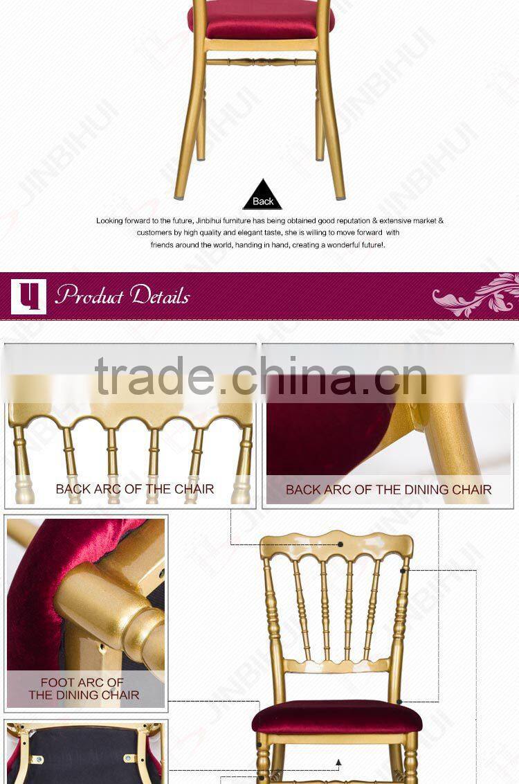 BH-L8814G Wholesale stackable napoleon chair