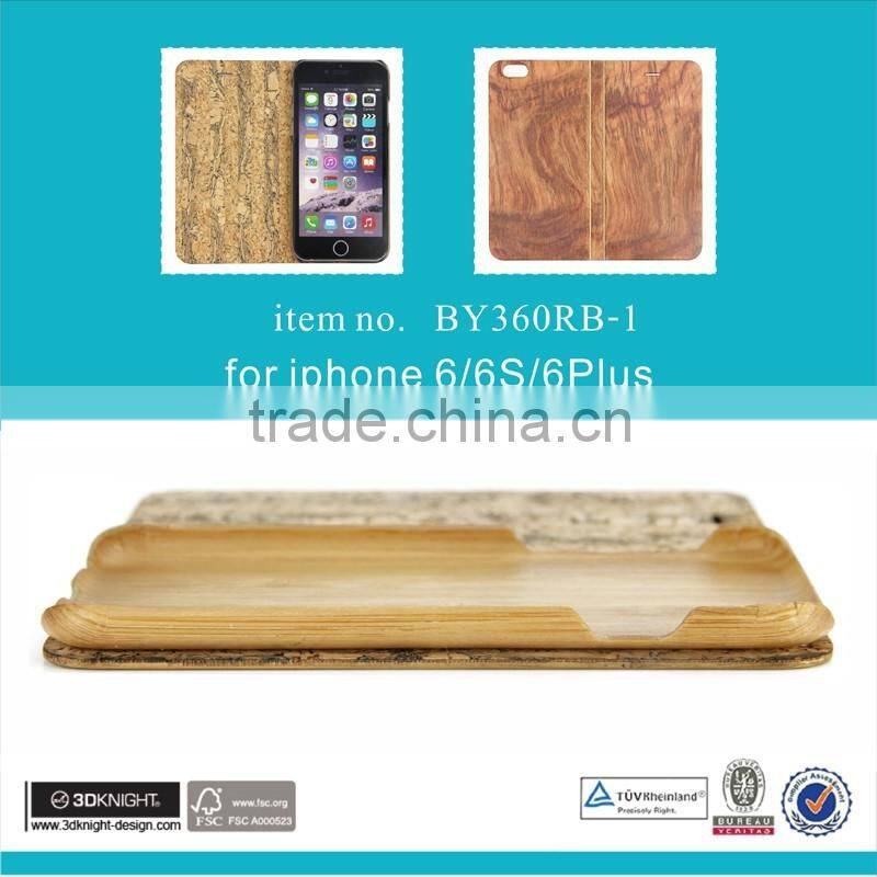 2016 Dongguan factory 100% wooden phone case for iphone, Eco-friendly wood cell phone case