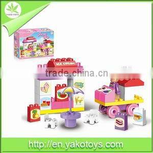 Plastic Ice Cream Food Play Set Toy