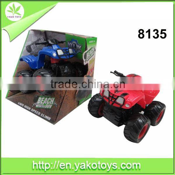 Hot Sale Newest Plastic 4WD Friction Beach Motorcycle