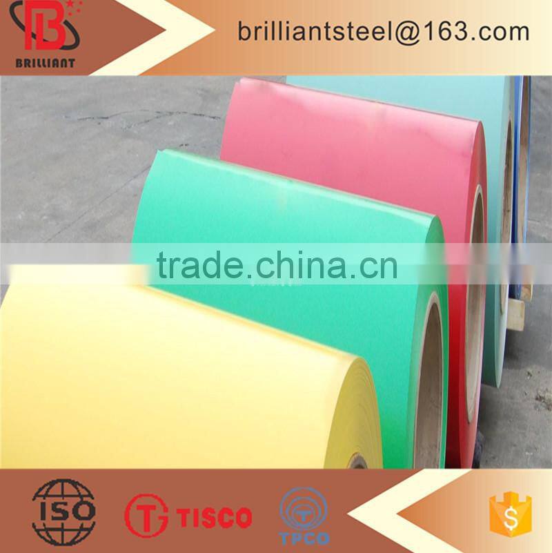 china slit edge 0.45mm prepainted steel strip