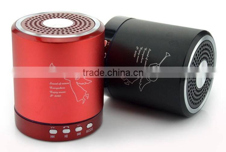 T-2020 Small Round Bluetooth Mini Wireless Speaker