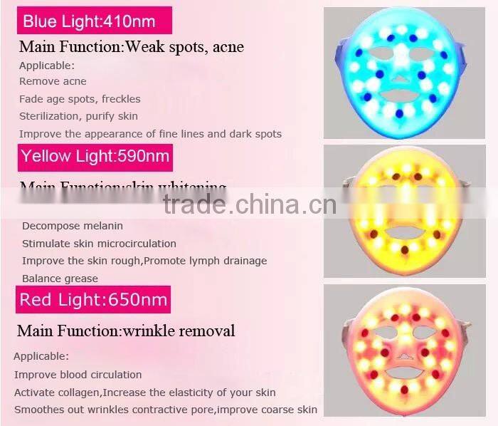 new model home use led facial mask facial care beauty product led skin mask