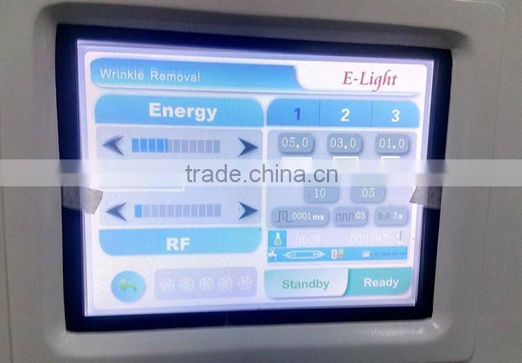 E light/IPL/OPT/ SHR/ SSR + RF + Nd yag laser 3in 1 Ipl machina