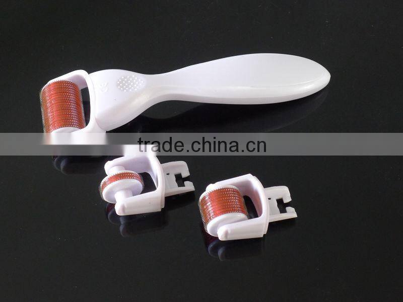 2017 Flagship! Facial beauty care product - micro needling derma roller 3 in 1, dermaroller with needles