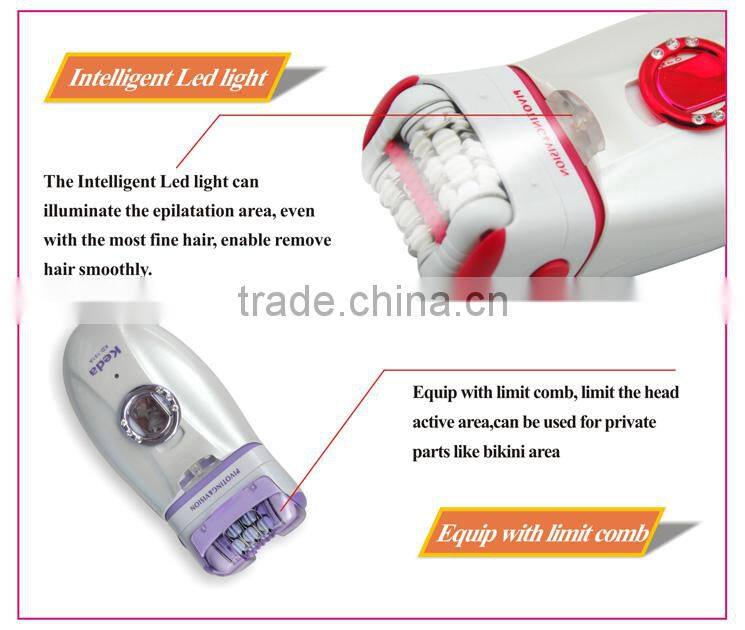 New 2 Heads in 1 Electrical Epilator Shaver