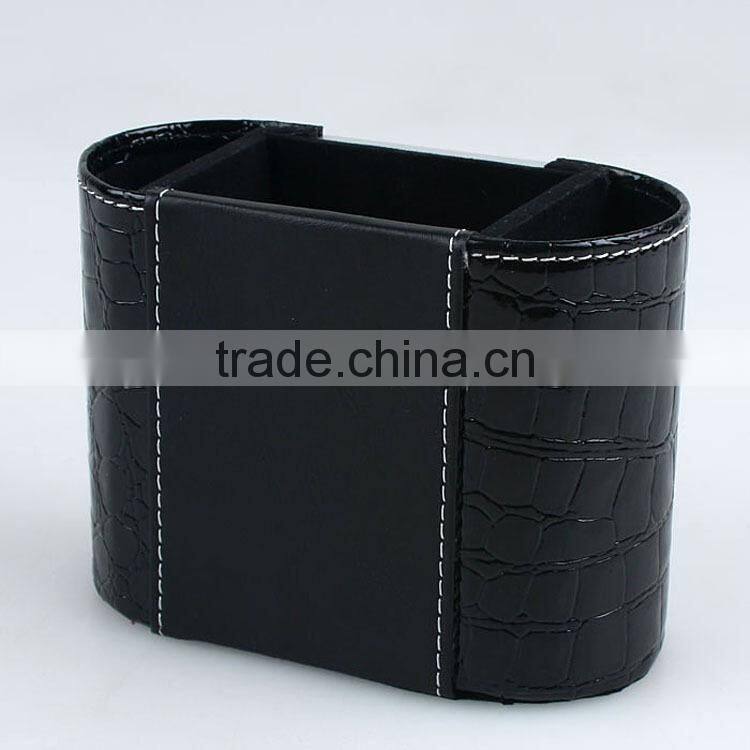 2013 hot sale foldalbe rectangular leather paper storage box