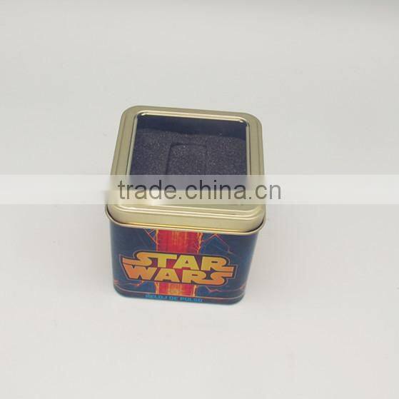 Promotion excellent chocolate candy square tin box wholesale with ISO certified