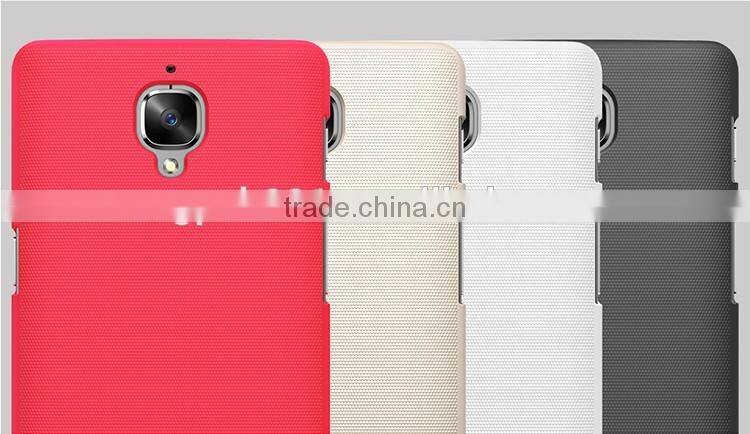 2016 ORIGINAL Nillkin Super Frosted Shield Case Back Cover For OnePlus 3 High Quality BACK COVER FREE LCD PROTECTOR INSIDE