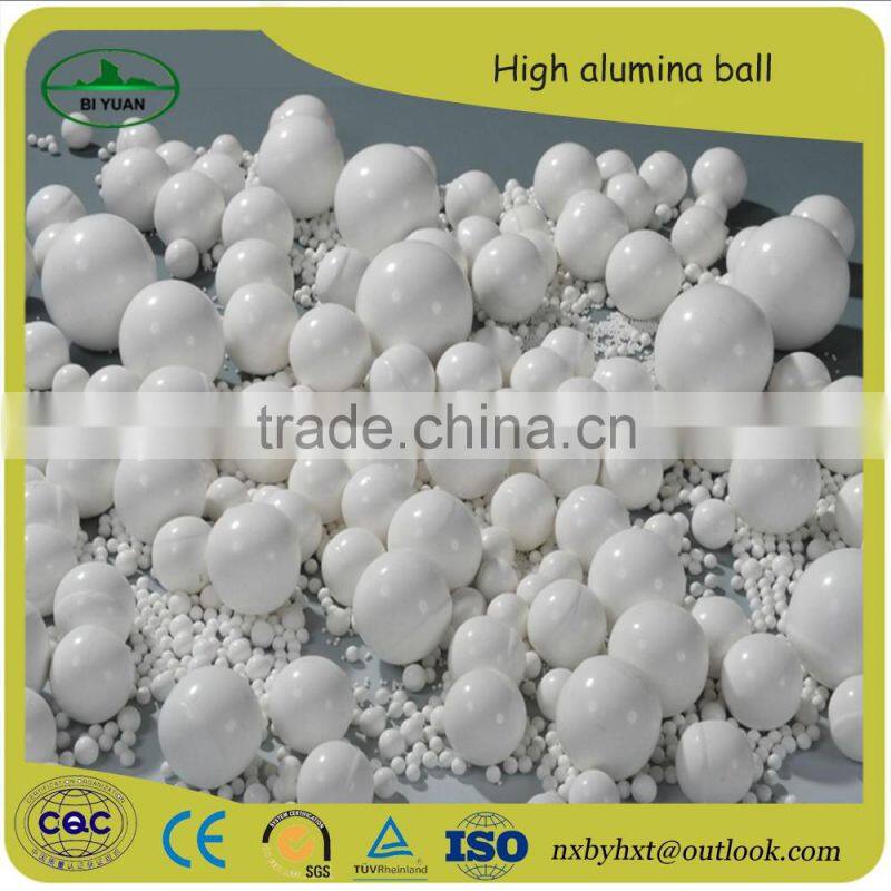 Supply Grinding media high quality alumina grinding ball high alumina ball