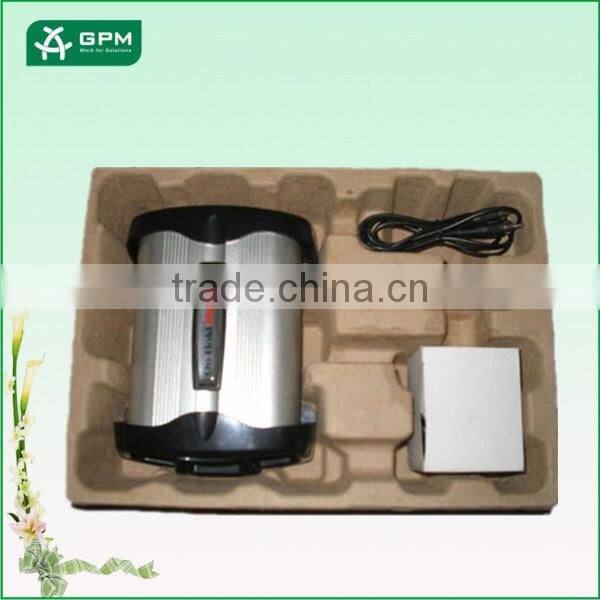 Biodegradable cheap paper pulp wine box for 375ml bottle