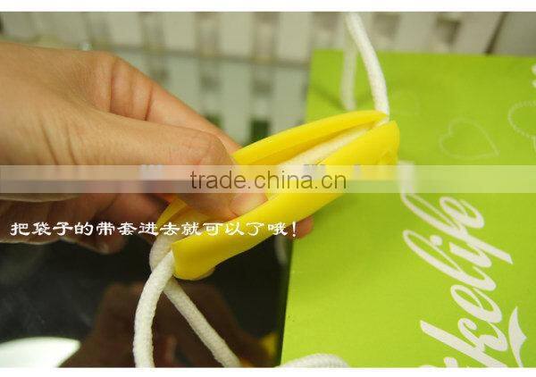new fashion silicone handle for supermarket shopping