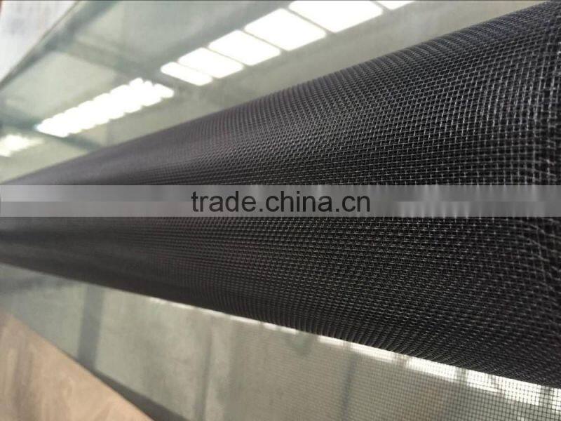 Black coated mesh for window and door/ black coated insect screen/black coated mesh screening