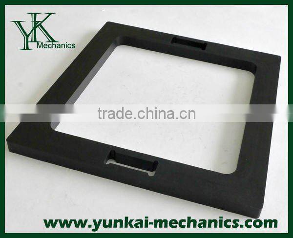 Plastic Machined parts, black POM CNC machining parts