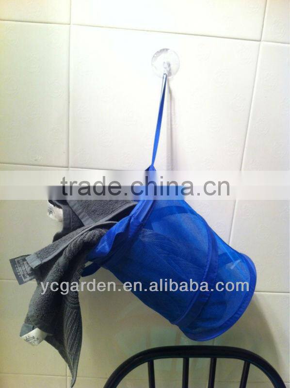 mesh hanging laundry bag