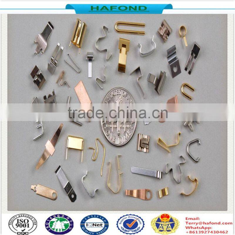 Shenzhen Manufacture Custom Made Electrophoresis Spring Steel Sheet Metal Stamping Parts brass kg per in India