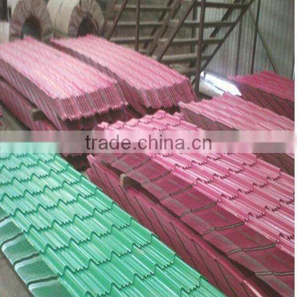 Recycling roof steel sheets