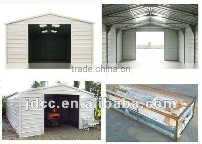 low cost light steel structure prefabricated garage