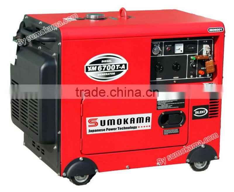 5KW Low price good quality small portable super silent diesel generator set