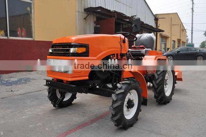 10hp,12hp,15hp 18hp,20hp mini tractor garden tractor with rotary tiller