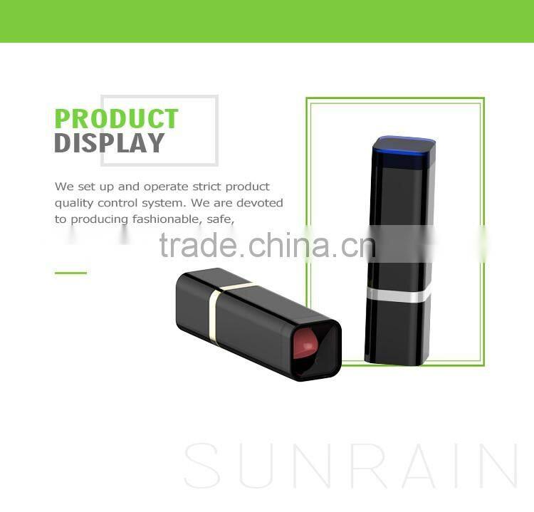 Wholesale china custom hot sale new design black clear square mini lipstick tube