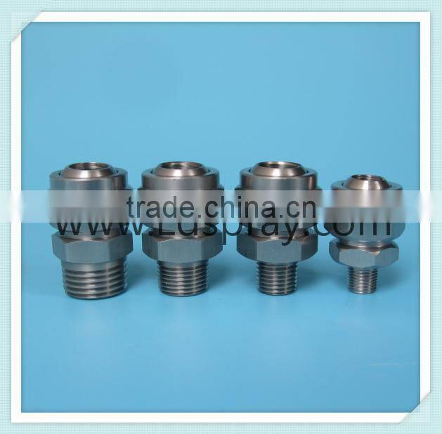 1/8",1/4",3/8",1/2"-2" Stainless steel SS adjustable water spray jet nozzle