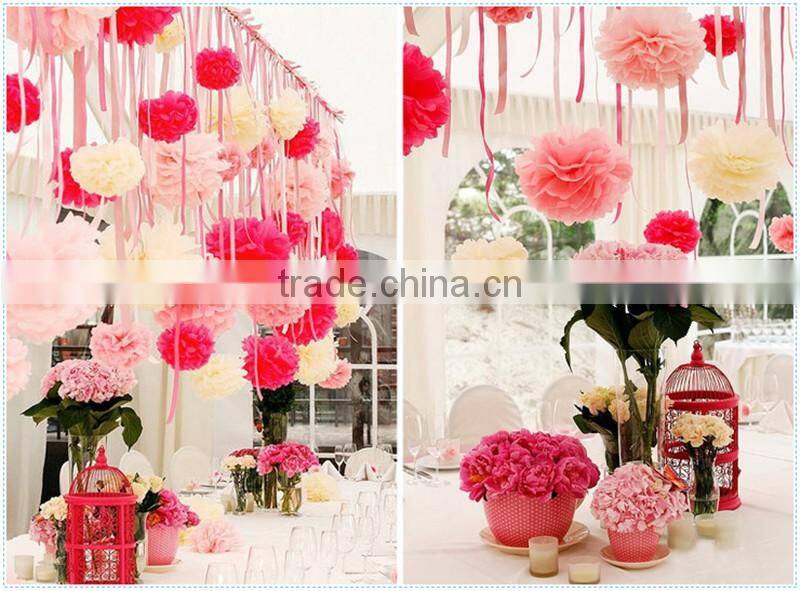 Colorful wedding festival decoration paper flower