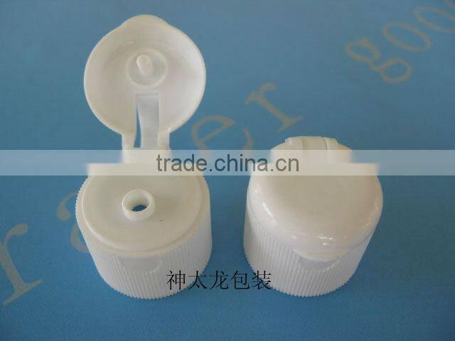 24/410 plastic flip top cap
