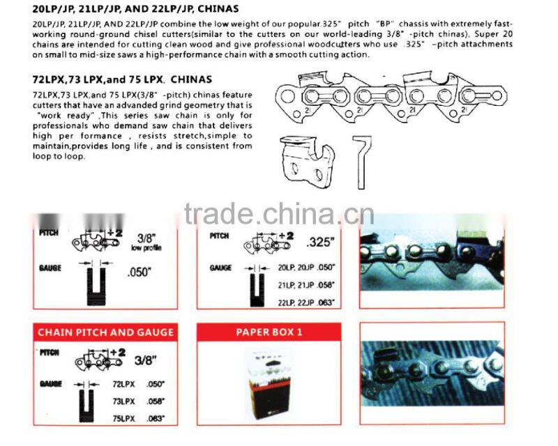Saw chain ,Chain , Chain Saw Spare Parts