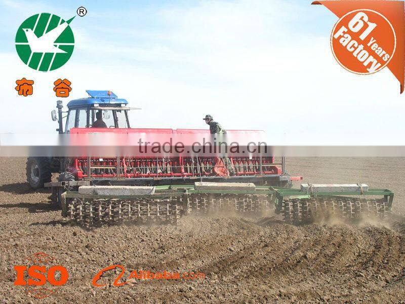 36 row hydraulic system double disc seed planting machine