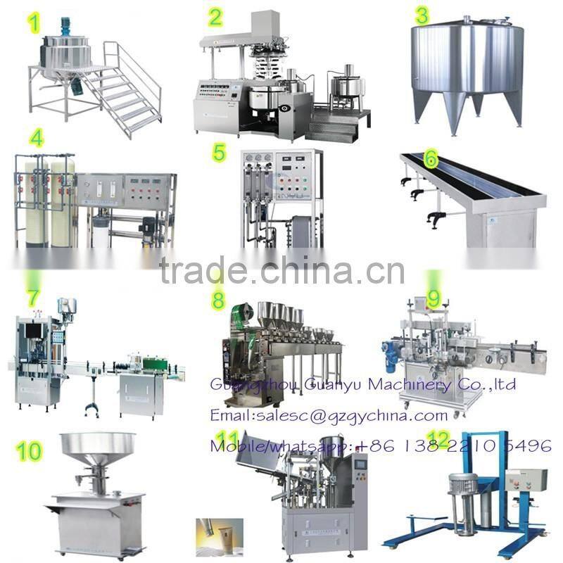 good quality cosmetics vacuum emulsifying mixer,cosmetics vacuum homogenizing emulsifier,cosmetics making machine