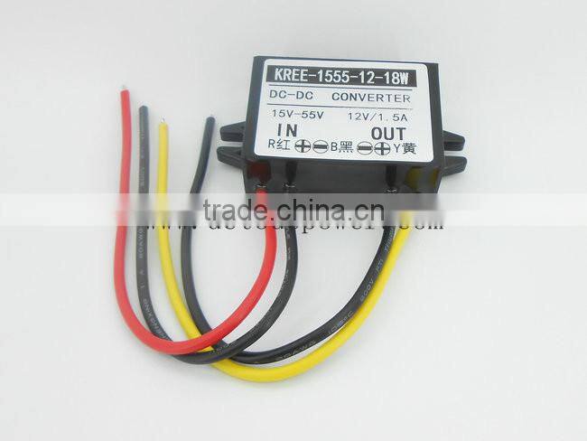 48V turn 12V1.5A power converters 12V 24V 36V turn turn 12VDC-DC buck regulator power supply module