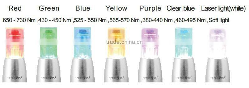 2017 Newest 7 color LED photon therapy electric derma micro needle pen