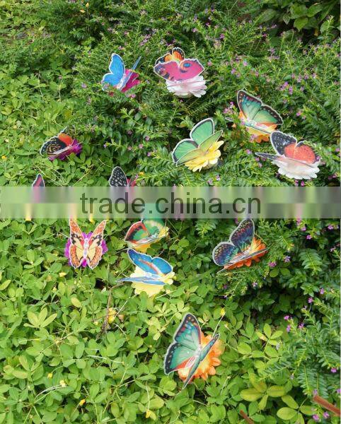 LED fiber optic butterfly Chrismas butterfly LED butterfly Flashing Multi-Color Changing Fiber Optic LED Butterfly