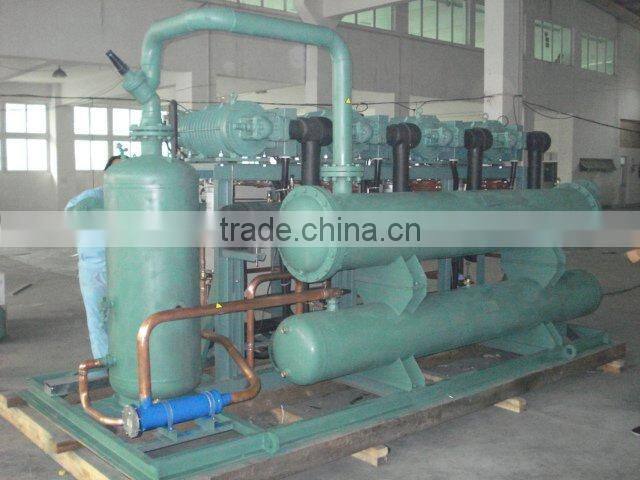 Water cooled condensing unit for cold room