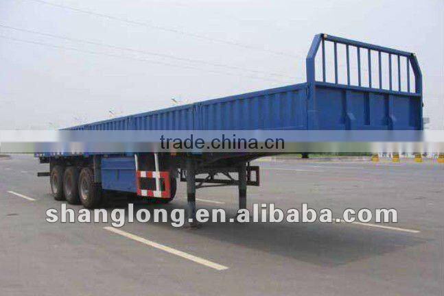 China Manufacturers 3 Axles Low Bed Semi-trailer On Sale