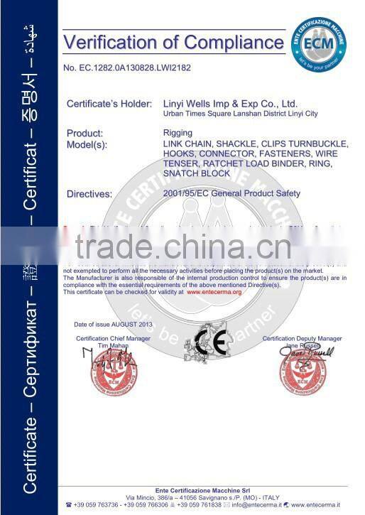 Carbon steel long DIN763 link chain