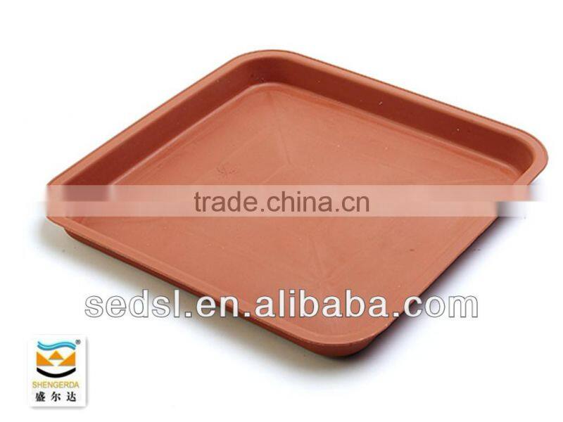Cheap square terracotta plastic saucer wholesale supplier