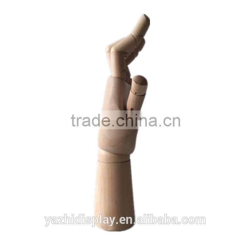 Lotus wood Hand Adjustable Wooden Hand Mannequin Dispaly Jewelry mannequin