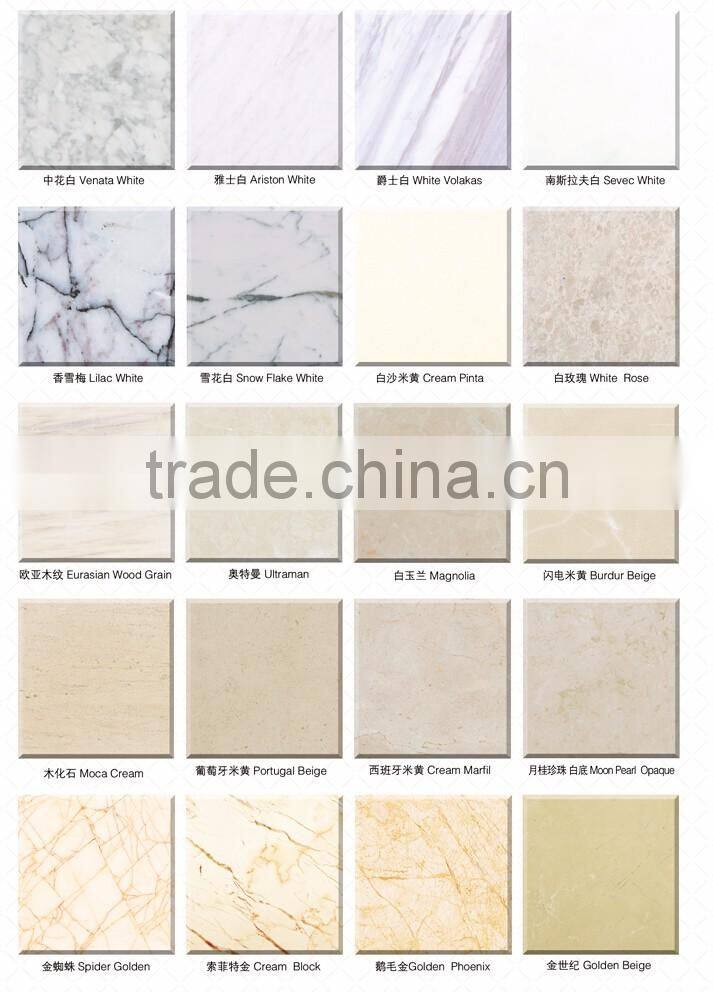 Cheap modern carrara white marble top black steel coffee table