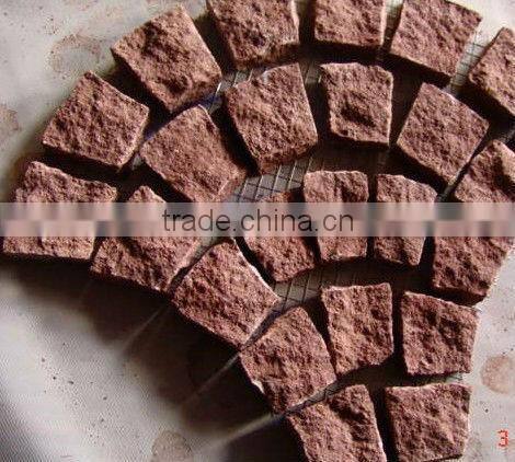 Chinese Ocean Red Granite Cubes