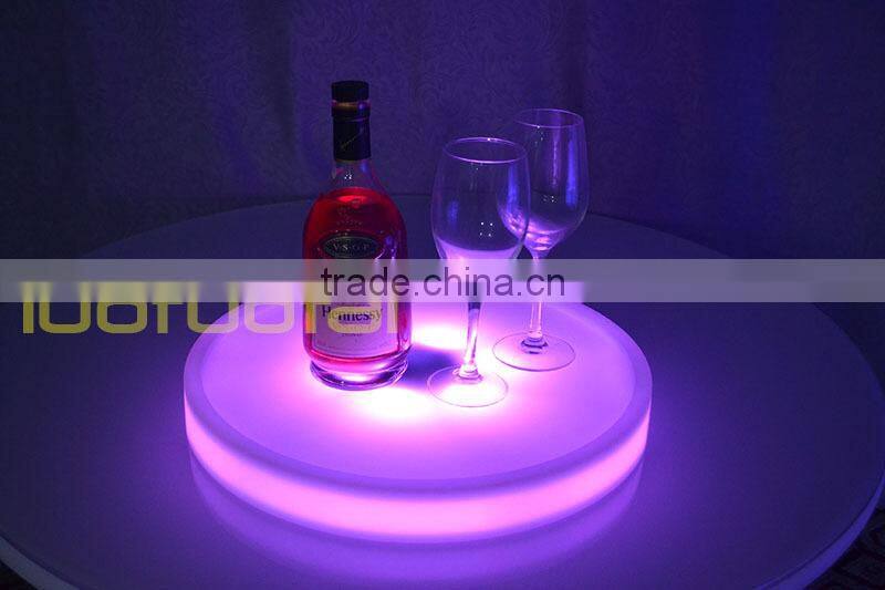 2015 New design Wine Glass Holder Tray Bar Serving Tray Led Bar Tray LTT-WB08C