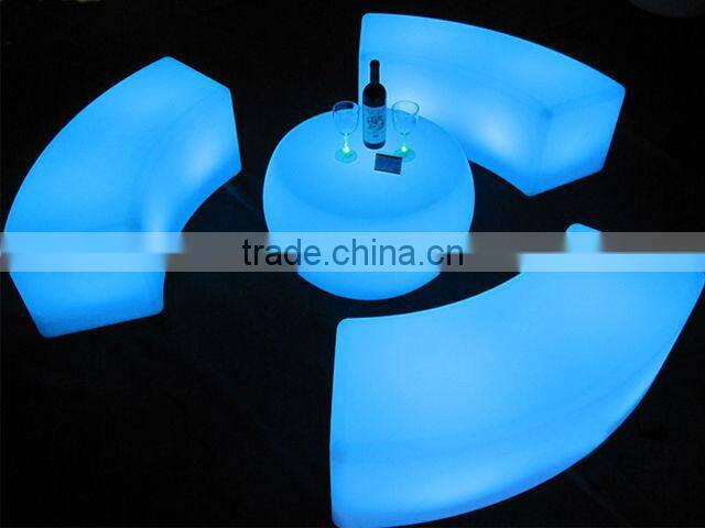 Rechargeable LED Chair /Plastic LED Bench LG-1240