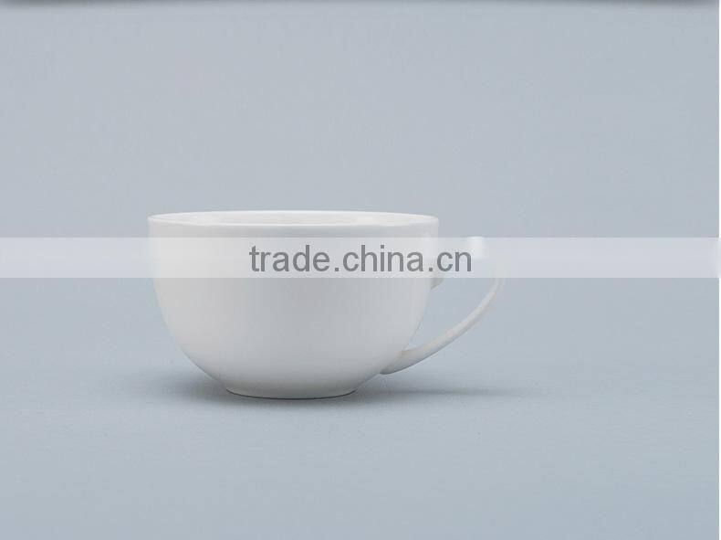 Haonai high quality hot sale bone china colored cup and saucer