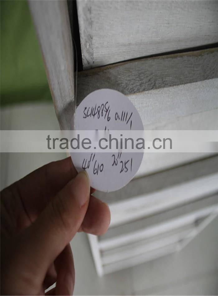 Unfinished recycled solid wood kids furniture for 6 hole